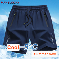 Summer New Men's Shorts Gym Fitness Quick Dry Running Sports Board Shorts Men Classic Joggers Bottom Black Short Pants Man M-4XL