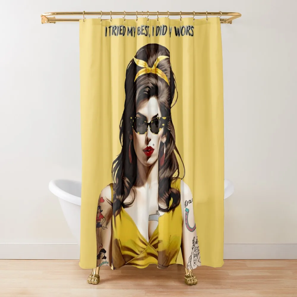 

I tried my best, I did my worst Shower Curtain Shower For Bathroom Set For Shower Curtain