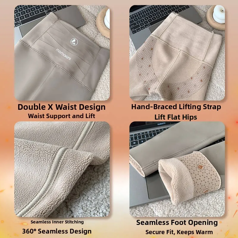 Pantaloni da yoga a vita alta foderati Fce Thi Capispalla da donna Pantaloni in pelle di arca Pantaloni casual a nove pezzi con controllo elastico della pancia