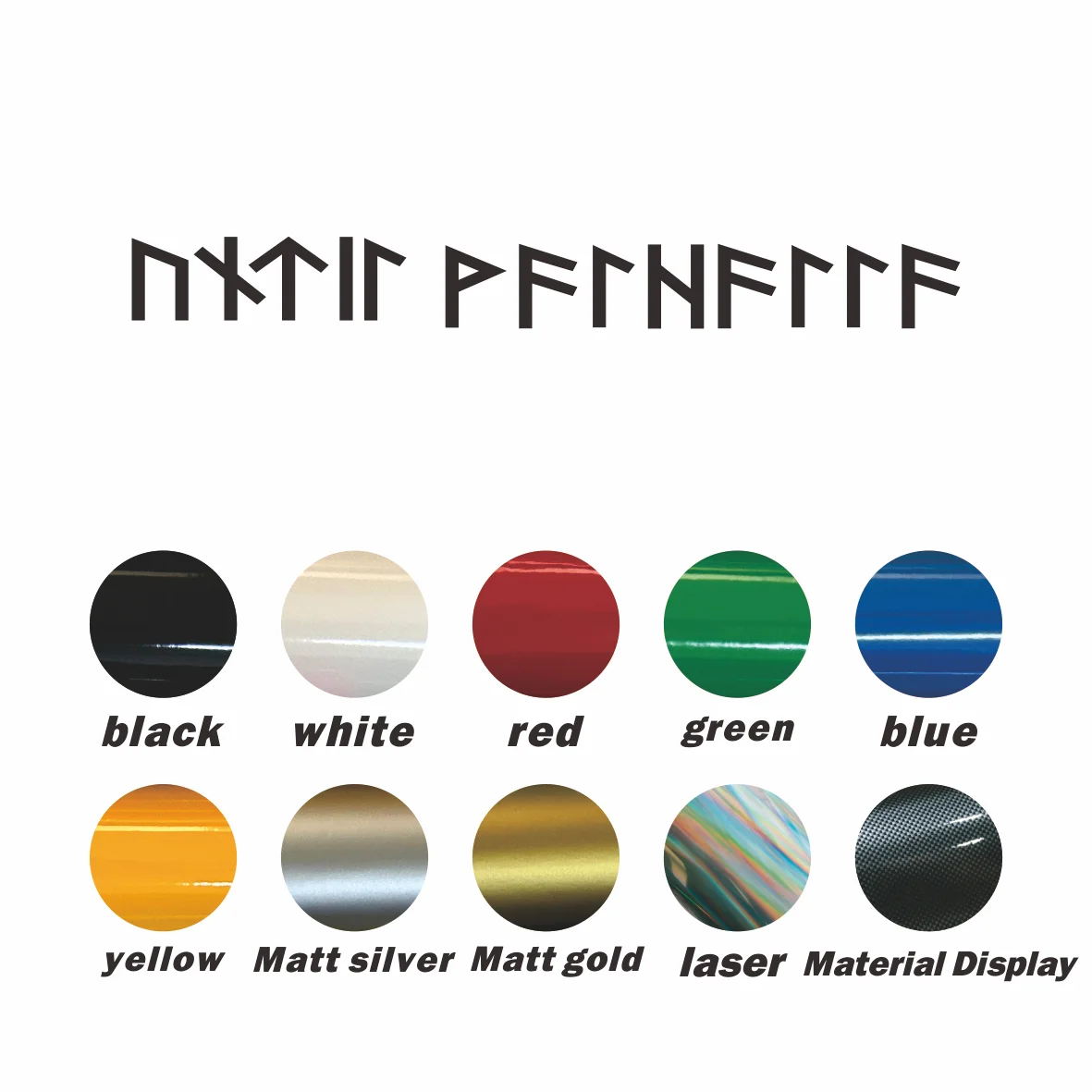 

"Until Valhalla" Viking Futhark Car Decal - Durable Vinyl Sticker for Bumper and Windshield, Ideal for Norse - Inspired Styling