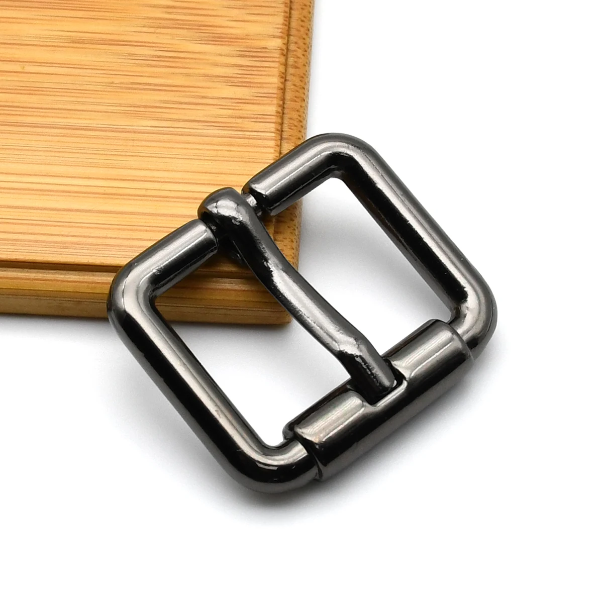 Metal Adjustable Pin Buckle Heel Bar Half Buckle Rectangle Ring Backpack Bag Strap Belt Dog Leash Collar Parts Accessories