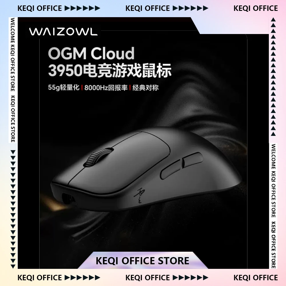 

Waizowl Ogm Cloud E-sports Mouse 2.4G Wireless 8k Nordic 32000dpi Paw3950 Lightweight Office Pc Csgo Gaming Mouse Custom Gifts