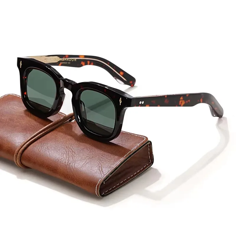 Sunshador Round Acetate Sunglasses 3