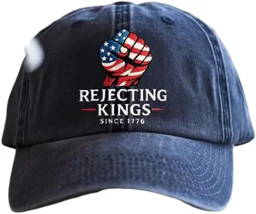 Бейсбольная кепка унисекс Rejecting Kings с 1776 года. Шляпа с американским флагом.