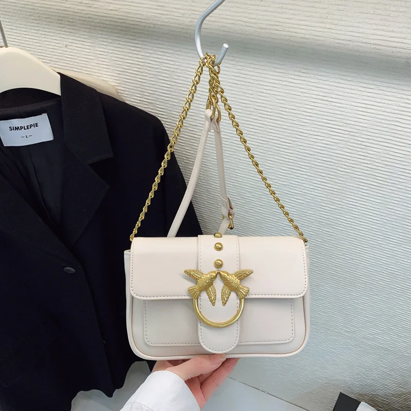 

Swallow Bag Vintage Classic Chain Small Square Bag Niche Fashion High Quality Shoulder Crossbody Purse for Women Unique Design
