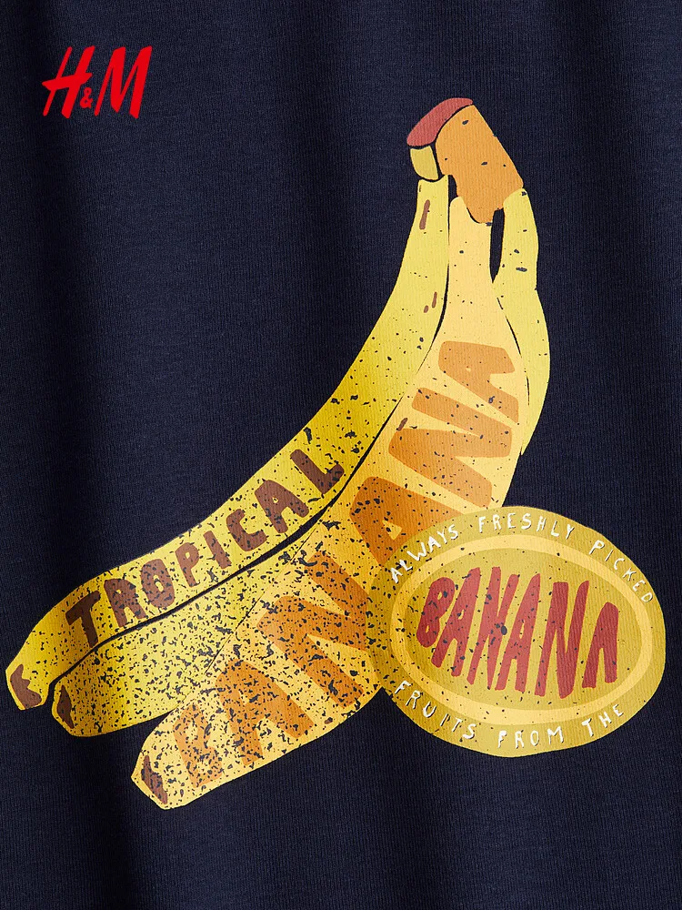 H&M Winter Women's Cotton T-irt 296053 ort Sve ort Length 00% Cotton Comfortable Fit Casual Faion Ladies' Top