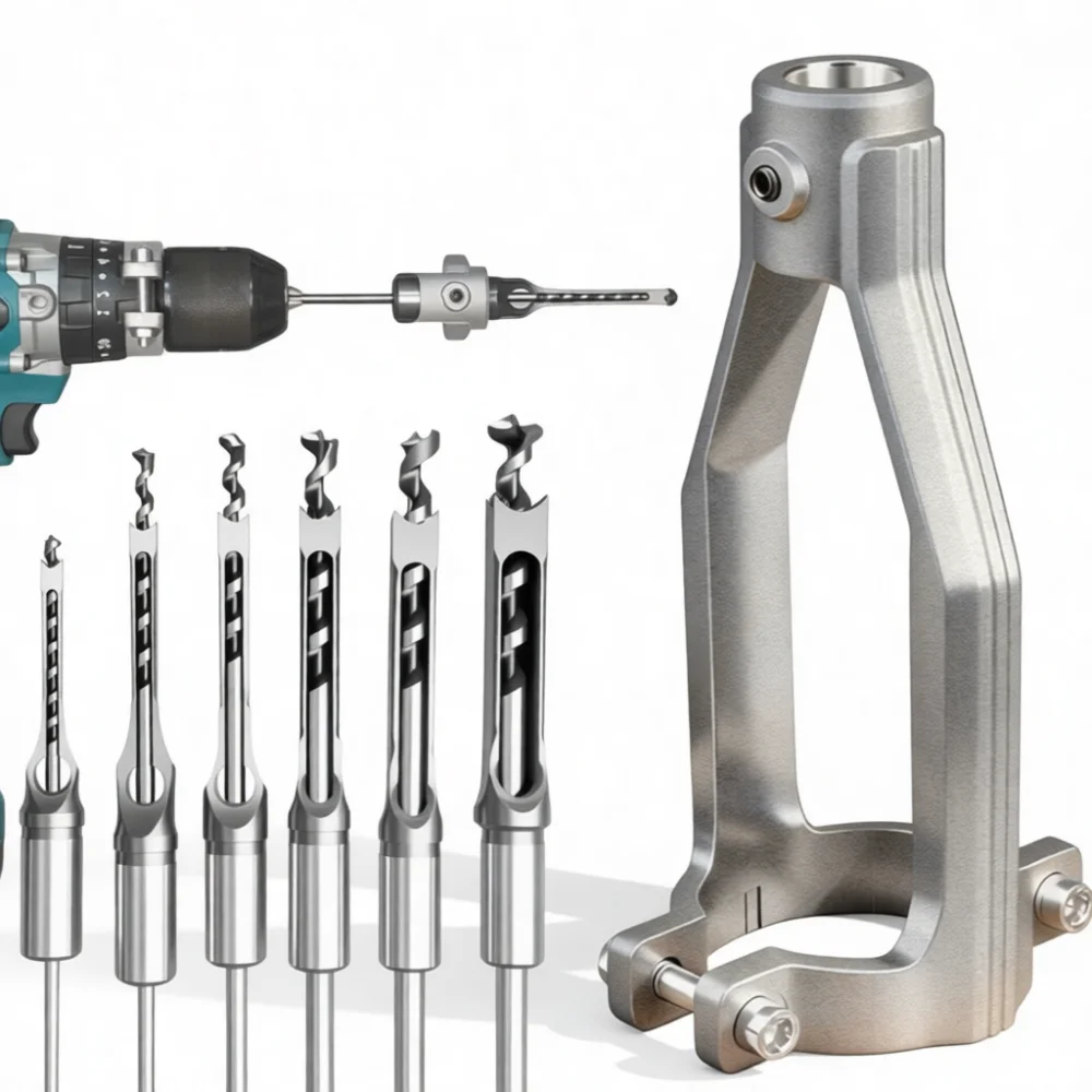 ขาตั้งเครื่องเจาะรูสี่เหลี่ยมส - Power Tools Guide บทวิจารณ์และราคา