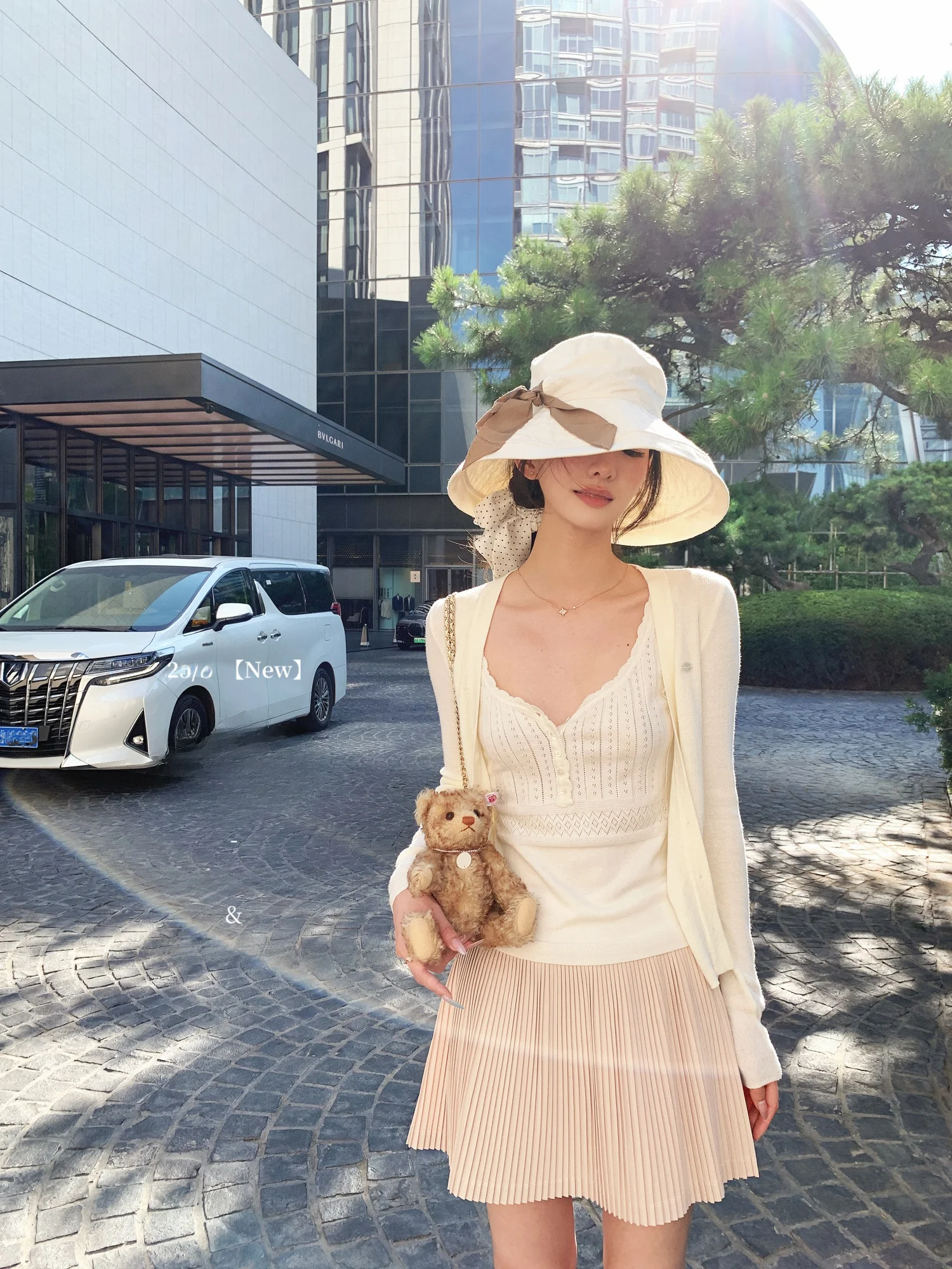 

Mummy Comfortable Knitted Waist Dstring New Arrival Sweater Sweet Sle Japanese Feel V-Ne ort Length Color