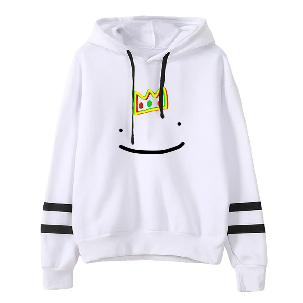 Ranboo Merch Hoodie Unisex Taschen lose Ärmel Frauen Männer Sweatshirt Harajuku Streetwear Dreamwagaken Kleidung plus Größe