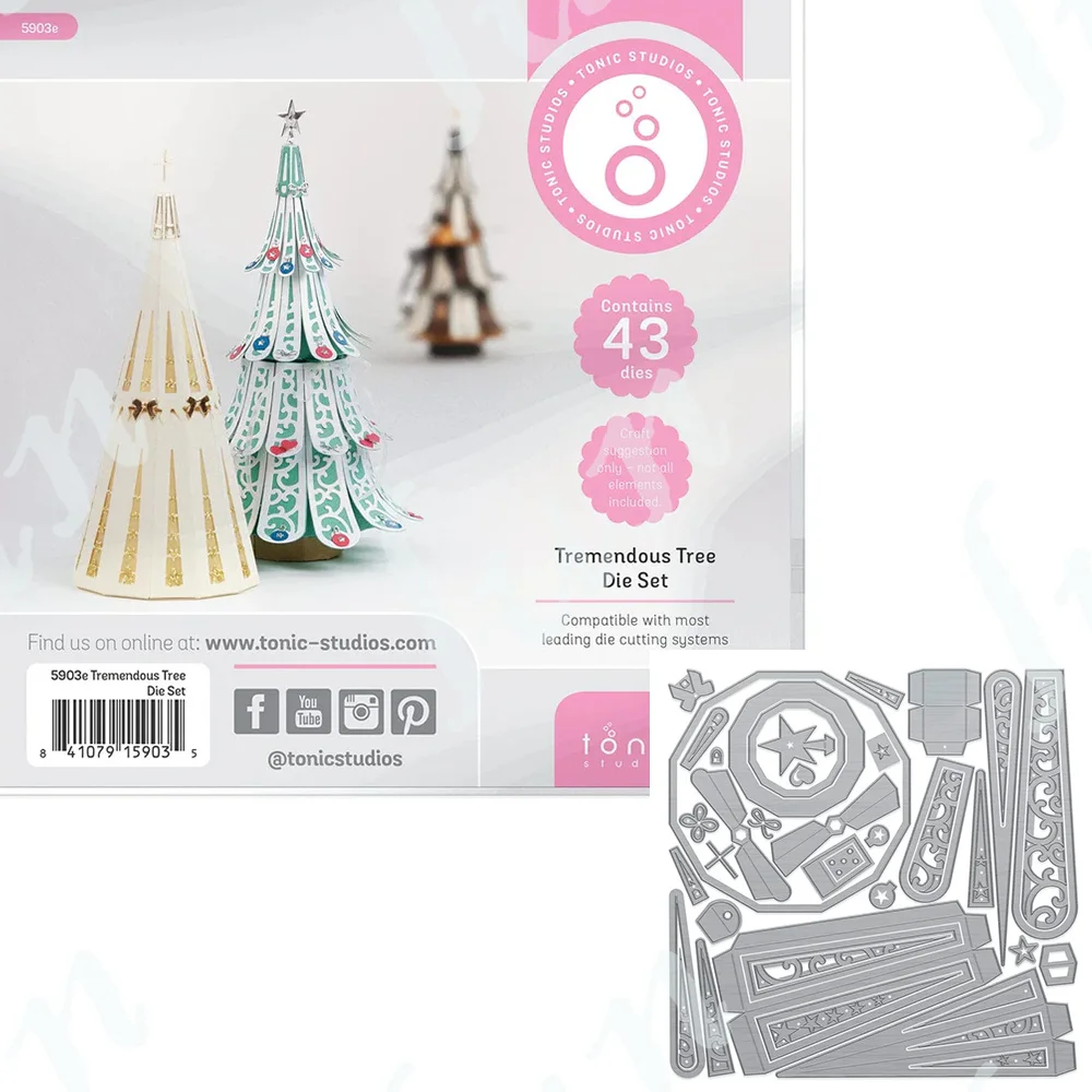 

Embossing Scrapbook Tremendous Tree Die Set Resuable Cutting Dies Handmade DIY Photo Albums