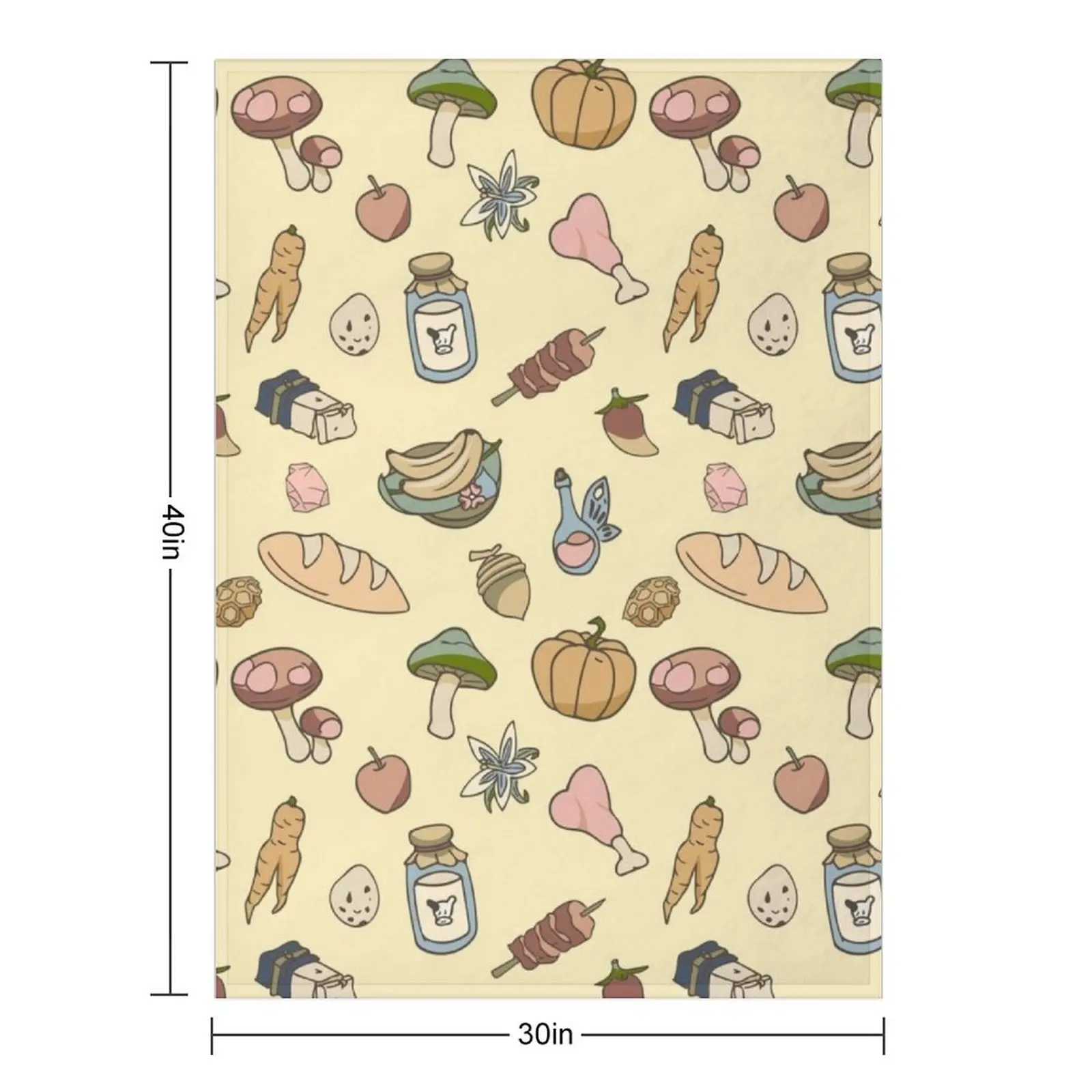 Hylian Wilderchef (Yellow Ver.) Throw Blanket Flannels Blankets For Sofas Furry Large Thins Soft Plush Plaid Blankets