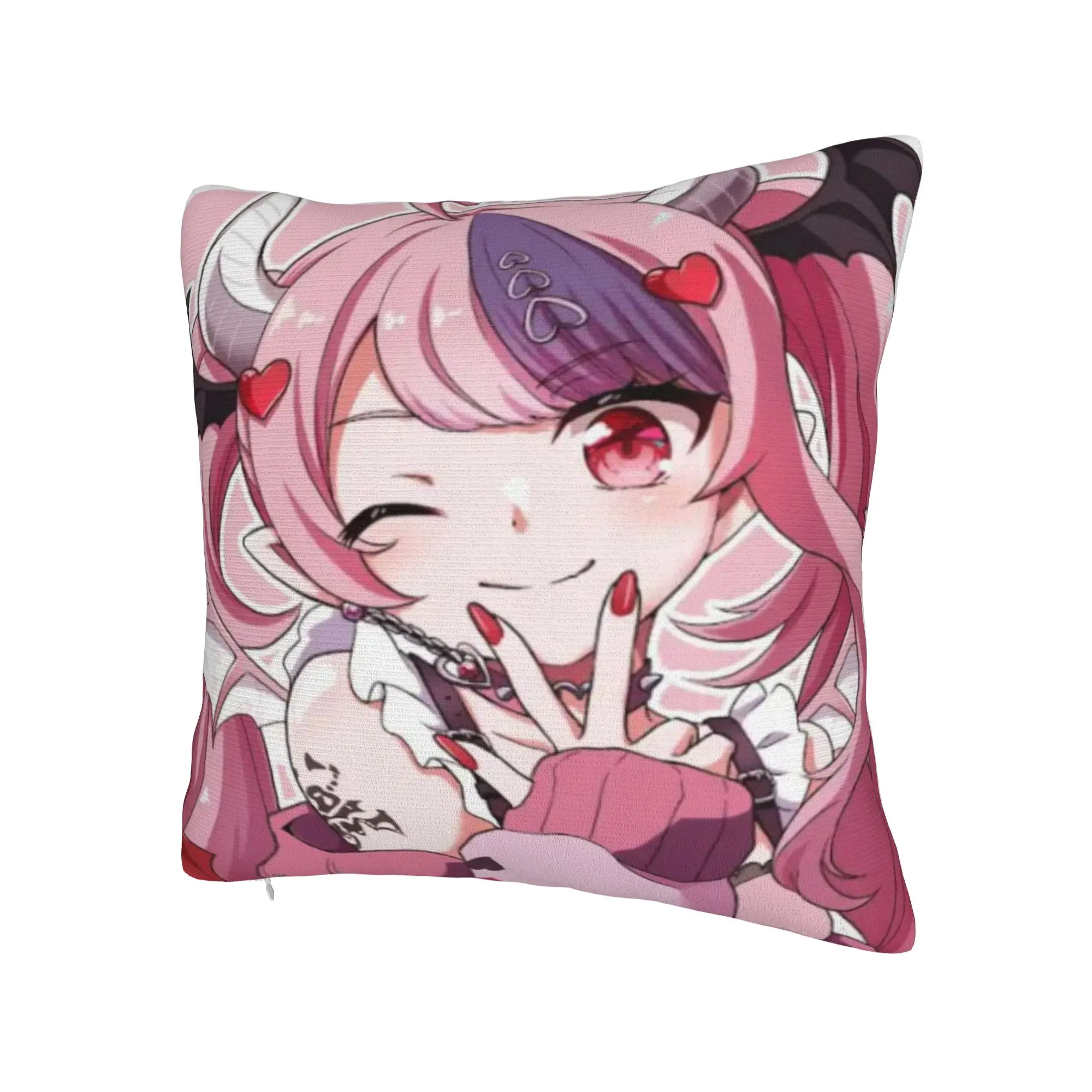 Ironmouse Vtuber Pillow Case  Comfy Pillow Cover For Sofa Home Decoration Kawaii Pillowcases