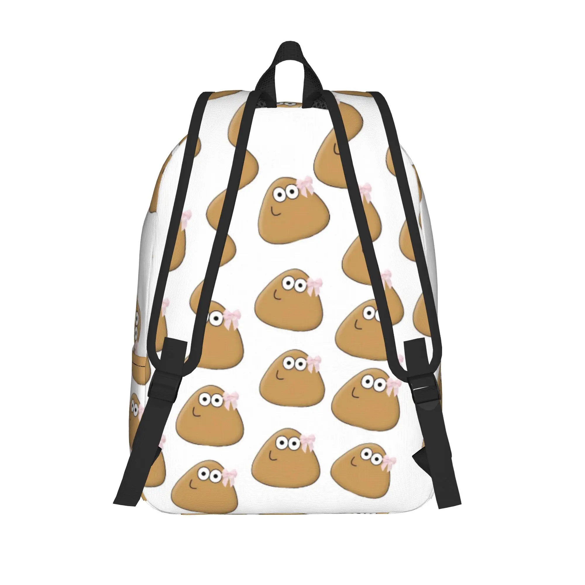 Virtual-Alien Pet P-Pou Backpack for Men Women Cool Student Business Daypack Cartoon Game College Shoulder Bag Outdoor