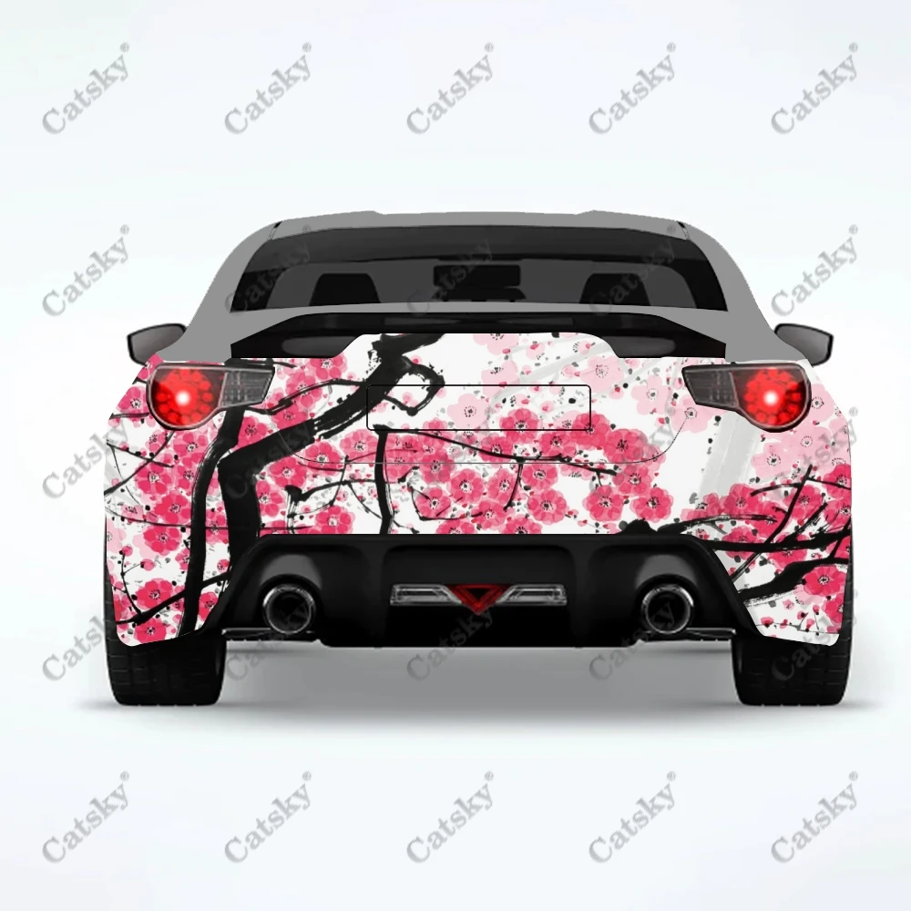 plum bossom Car stickers truck tail modified custom suitable for SUV car truck packaging stickers decals