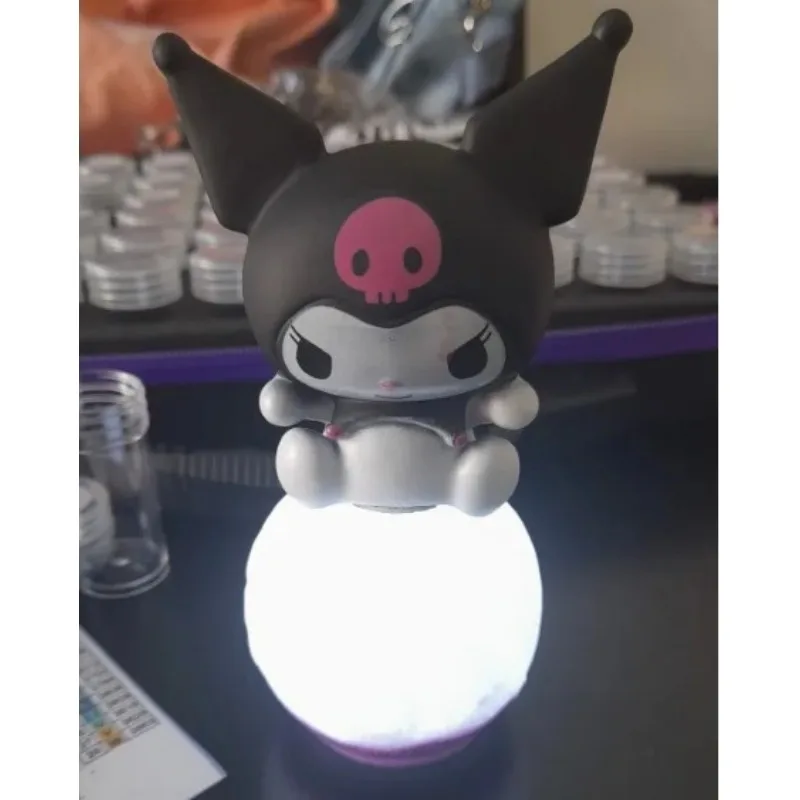 New Sanrio Night Light Kawaii Anime Hello Kitty Kuromi Cinnamoroll MY-Melody Bedside Lamp Cute Cartoon Luminous Toys Kids Gifts