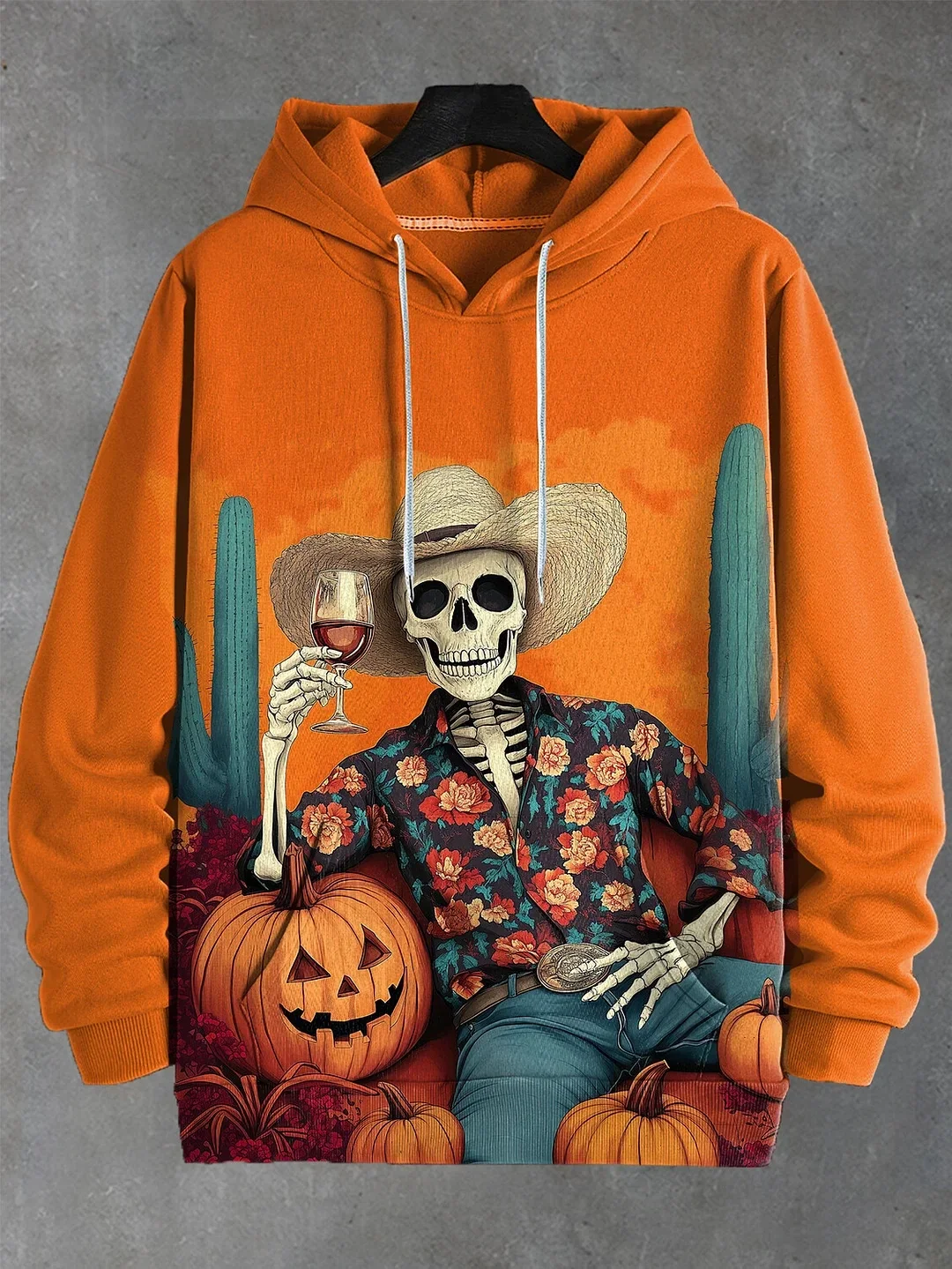 

Pumpkin Men's Hoodie Halloween Men's Wear3D Skull Print Pullover Fashion New Tops Autumn Men's Hoodie Oversized Men's Clothing