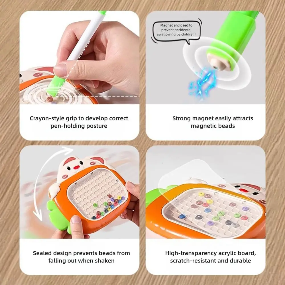 لوحة رسم 2 في 1 على شكل حيوانات كرتونية متعددة الألوان لوحة رسم بلاستيكية على شكل ديناصور كلب أرنب لعبة فرز الألوان للتعليم المبكر #5