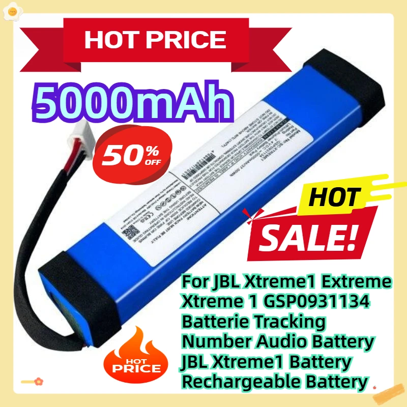 

For JBL Xtreme1 Extreme Xtreme 1 GSP0931134 Batterie Tracking Number Audio Battery JBL Xtreme1 Battery Rechargeable Battery
