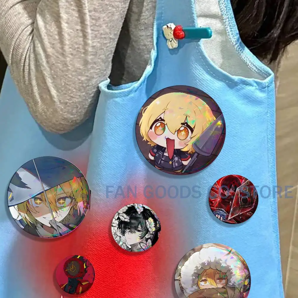 L-Limbus Game C-Company Brooches for Backpack Accessories 25mm,32mm,48mm,58mm,75mm Round Enamel Pins Cartoon Badge