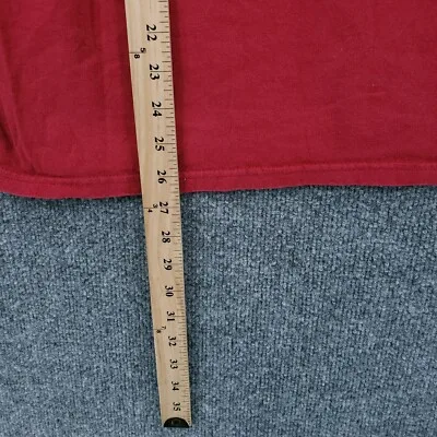 ألاباما قرمزي المد تي شيرت رجالي M متوسطة علامة السلام كرة القدم الأحمر 100% القطن قصير الأكمام للجنسين موضة عادية فضفاض تي شيرت