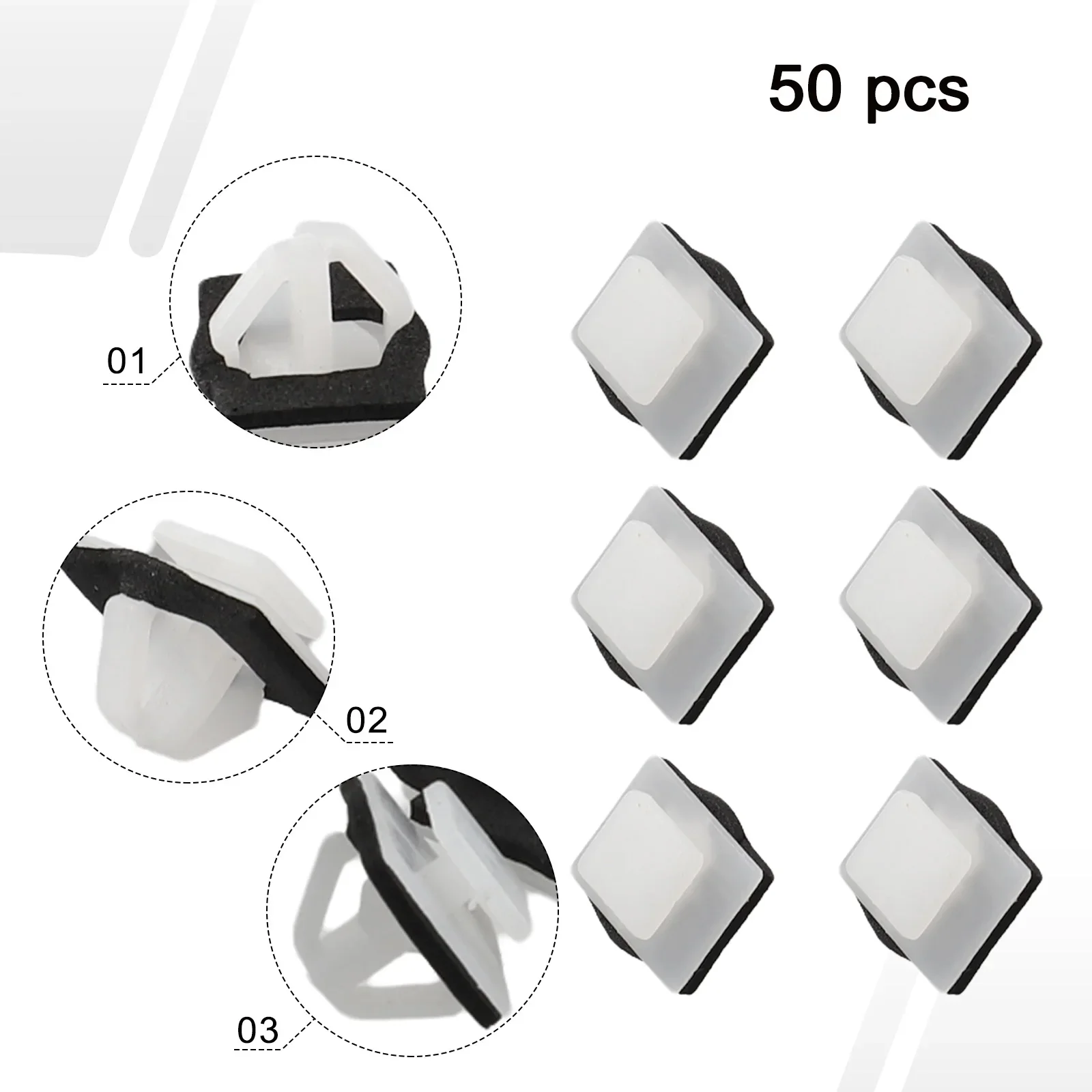 

Brand New Car Rivet Clips Clips New Car Clips Car Rivet Car Rivet Clips For Hyundai For Kia Moulding Clip Moulding Clip Retainer