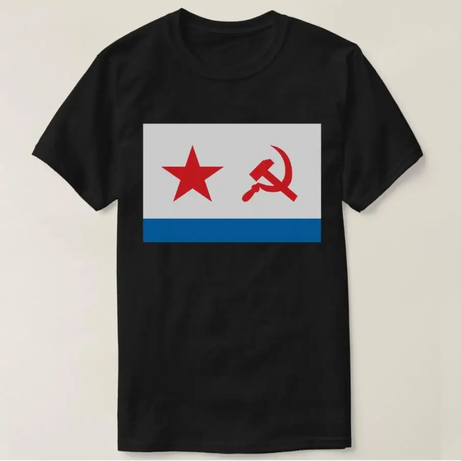 USSR Russia Naval  Jack Men T-Shirt Short Sleeve Casual Cotton O-Neck Summer T Shirts