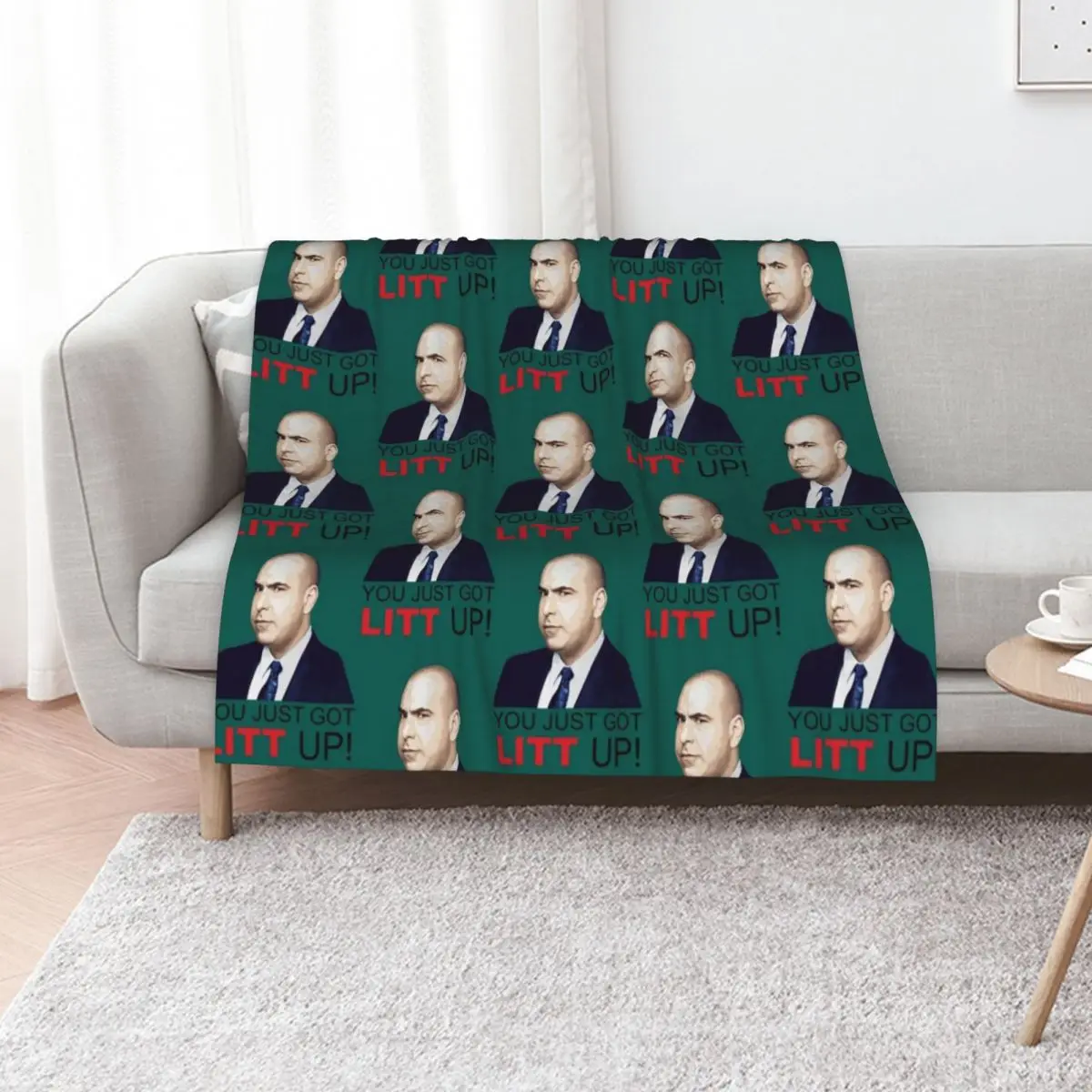 Louis Litt you just got litt up Throw Blanket Summer Beddings cosplay anime Sleeping Bag Blankets For Sofas warm winter Blankets