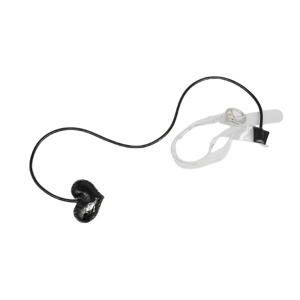 อุปกรณ์ประกอบชุดแฟนซีฮาโลวีนแบบโค้งงอได้ หูค้างคาว 3 มิติ แบบใส สายคาดขนปีกค้างคาว สำหรับผู้ใหญ่