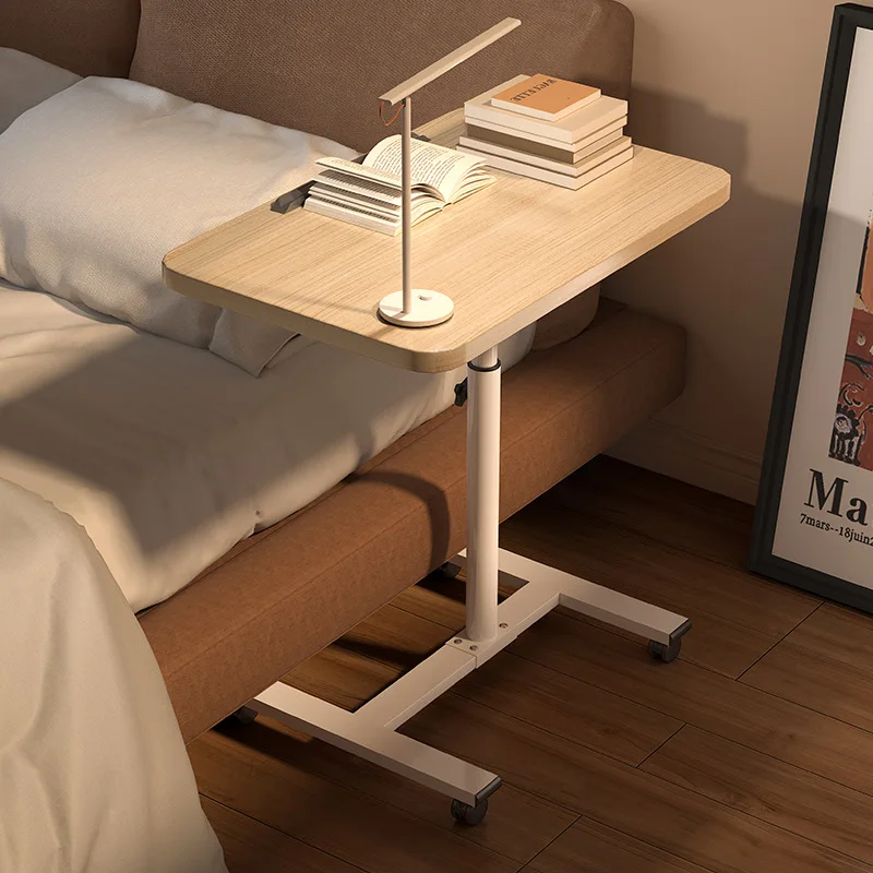 

Computer Desk Mobile 58-89cm Lift Folding Study Table Height Adjustable Computer Desk Laptop Bed Tray Standing Furniture