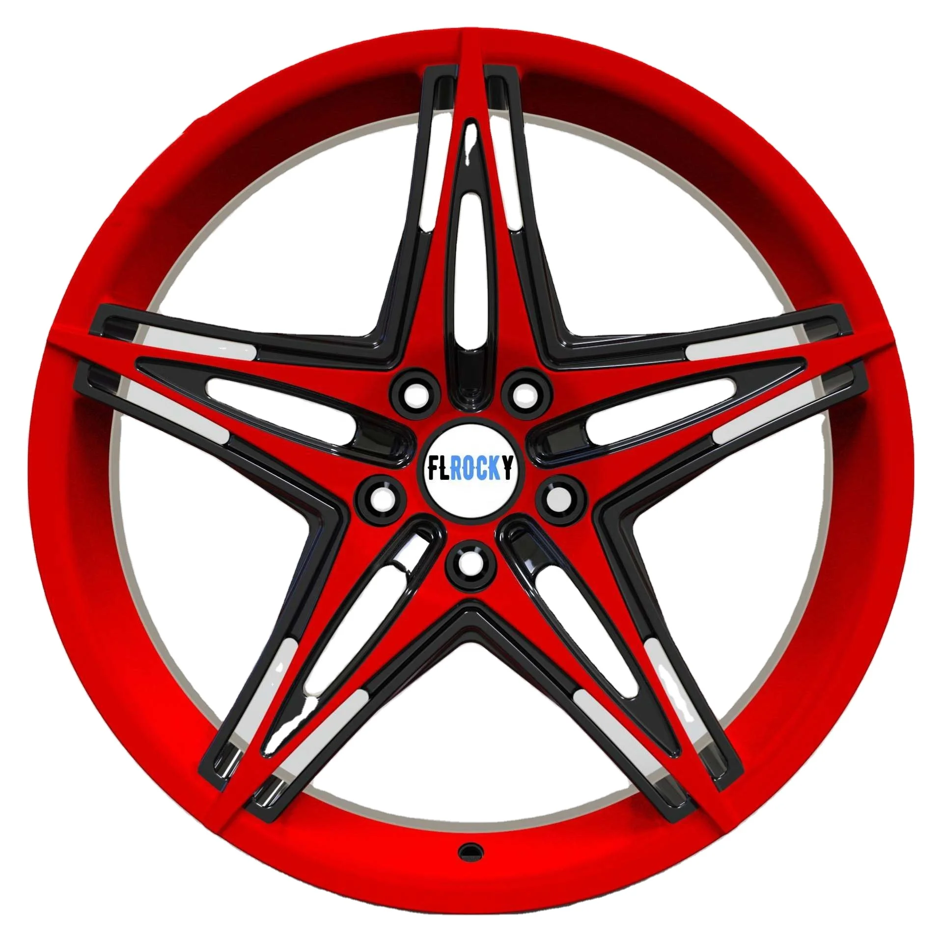 

4PCS Factory Price Custom Forged Monoblock Wheel Hub Aluminum Alloy Car Wheel 21 Inch 5 Hole