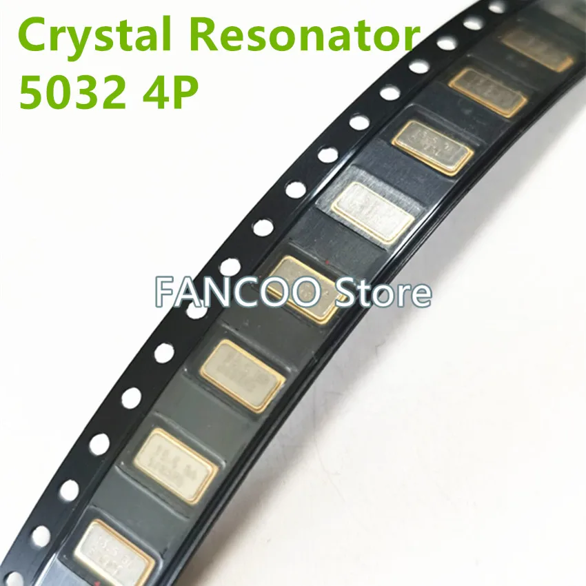 100PCS Crystal Resonator 5032 5.0*3.2mm 4P 30MHZ 48.000MHZ 16.000MHZ 14.000MHZ 13.560MHZ 16.384MHZ 20.000MHZ 24.000MHZ 25.000MHZ