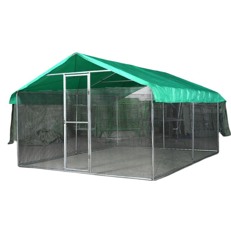 سقيفة الدجاج في الهواء الطلق حظيرة الدجاج سهلة البناء قفص الحمام الدجاج المظلة المنزلية الدواجن المقاومة للمطر تربية الحماية من الشمس