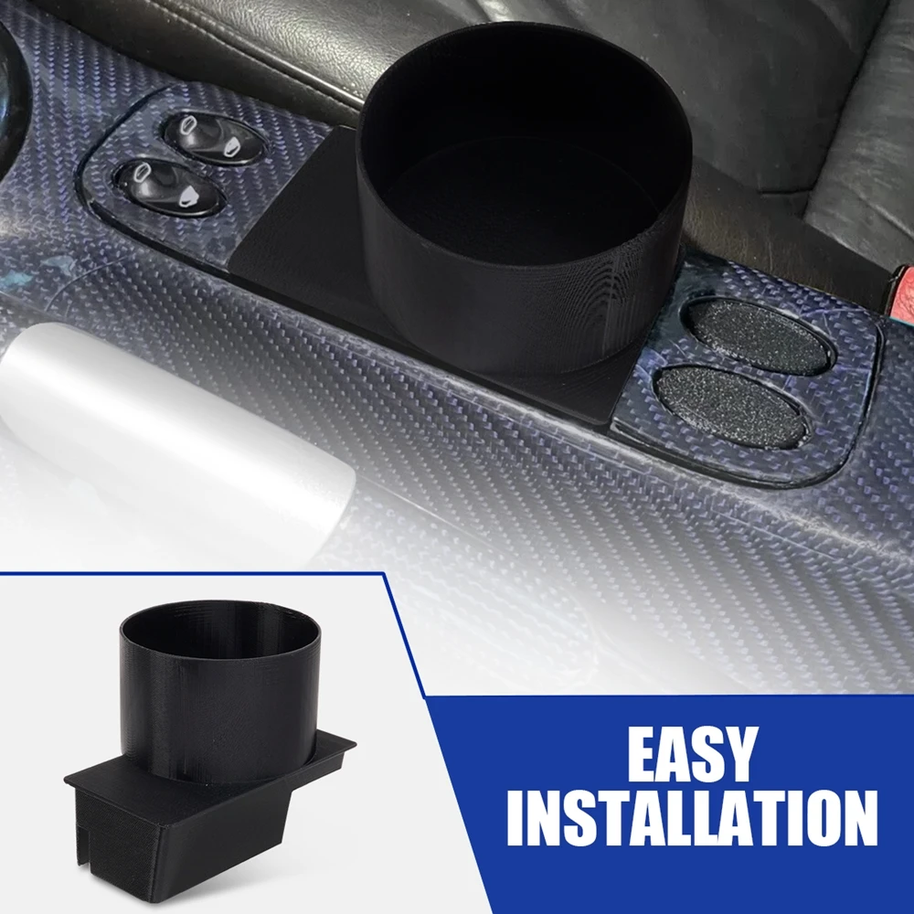 1/2PCS Center Console Cup Holder With 12oz Adapter For Porsche 996 911 / 986 Boxster