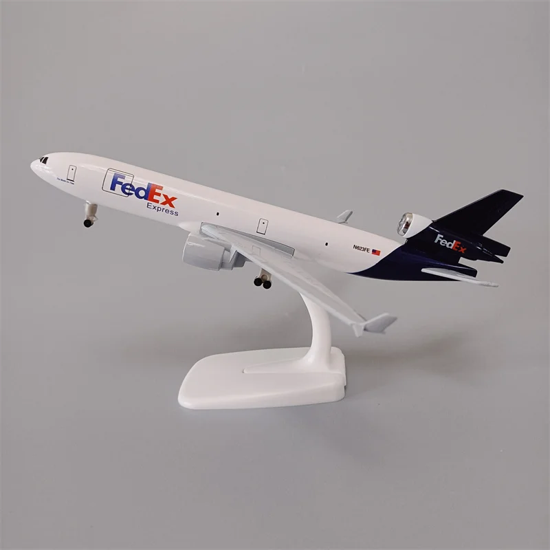 20cm Alloy Metal UPS KLM Malaysia Fedex Express Airlines MD MD-11 Diecast Airplane Model Plane Aircraft W Wheels Landing Gears