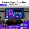 2k Incell Bildschirm Android 14 für Opel Combo Corsa Tigra 2001-2011 Autoradio Multimedia Nr. 2din DVD Auto Player GPS Navigation 1
