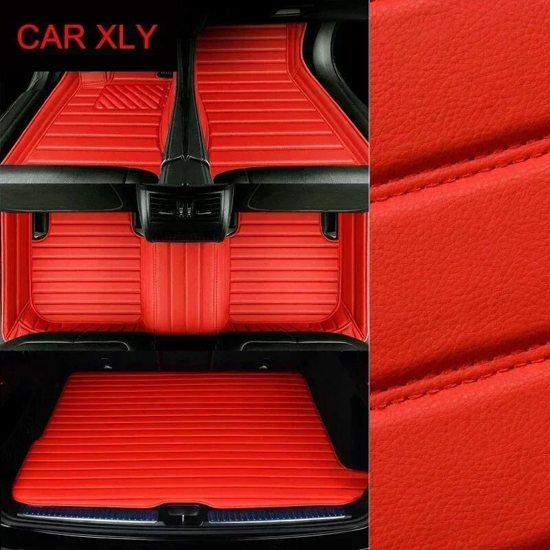 Custom High Quality Artificial Leather Car Floor Mat for Audi A3 8PA Hatchback 2008-2013 8V7 8VE 8VA 8VS Car Accessories