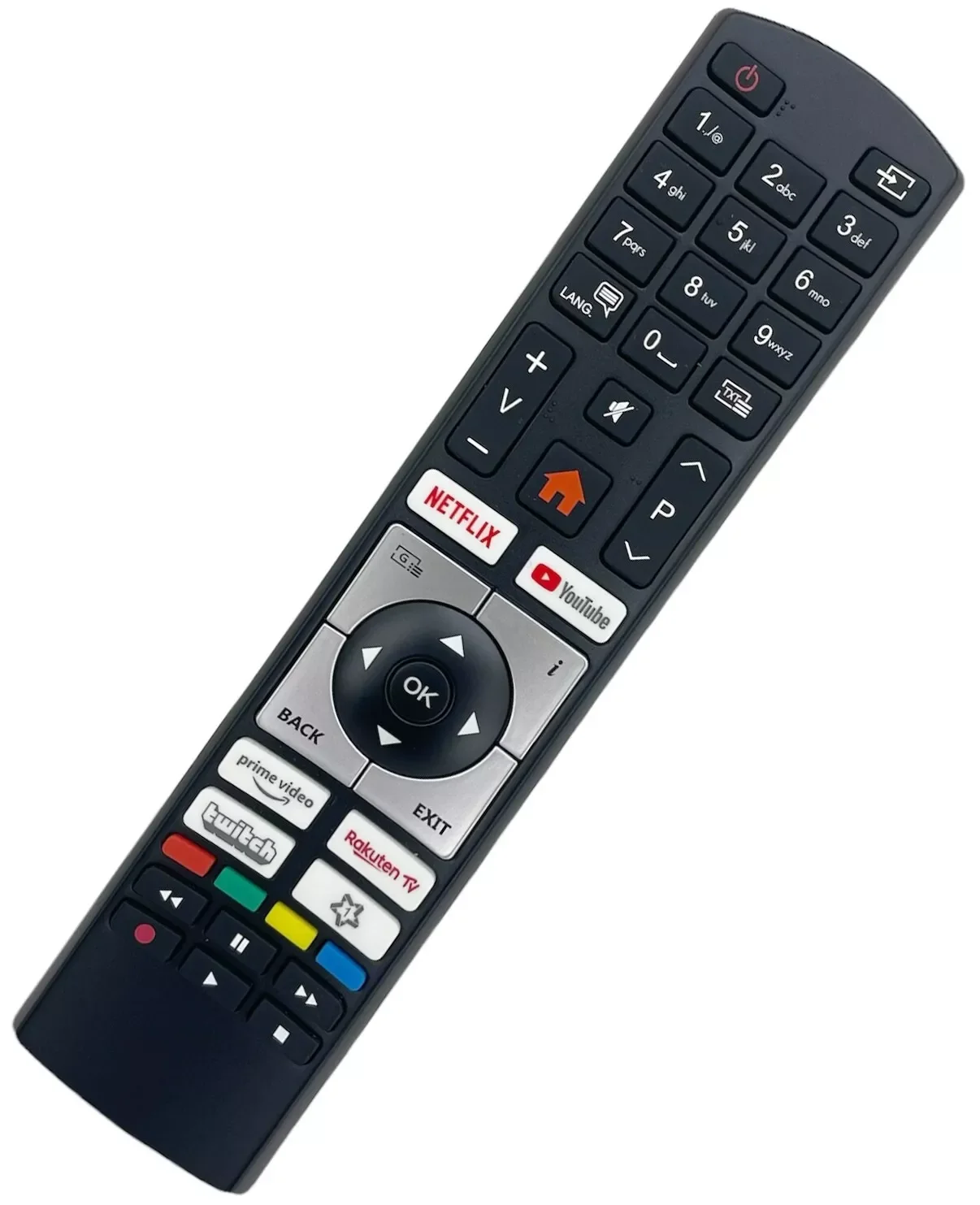 REMOTE CONTROL FIT FOR VANGUARD V24H5000SDCI.GELHARD GTV2252.TECHNIKA LCDDVD19918.DURABASE 40DB906 SMART TV