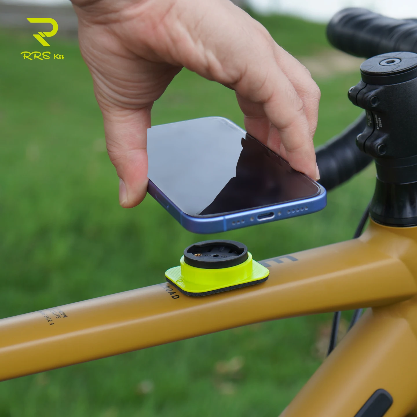 RRSKIT Bicycle Frame Extension Adapter Base With Garmin Base Supports Road MTB Gravel Bike Computer Light Phone Action Camera