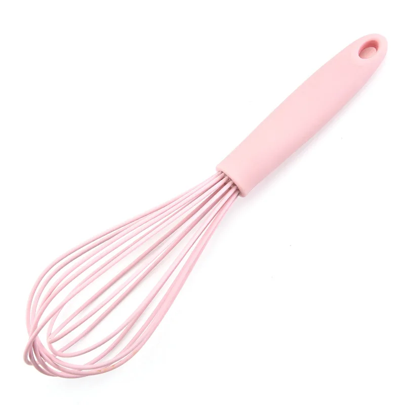 10-Inch Egg Whisk Silicone Eggs Tools Whisk Stick Eggbeater Stirring Rod Manual Household Kitchen Baking Egg Diy Tools