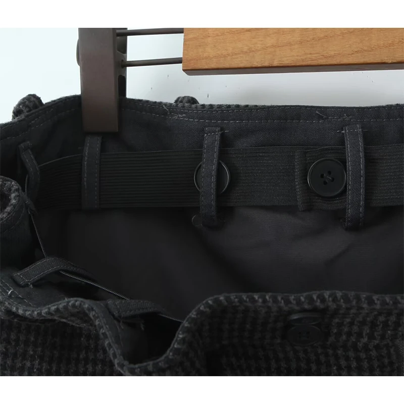 YENKYE automne hiver femmes américain rétro taille haute a-ligne Mini jupe à carreaux Y2K Cool saia