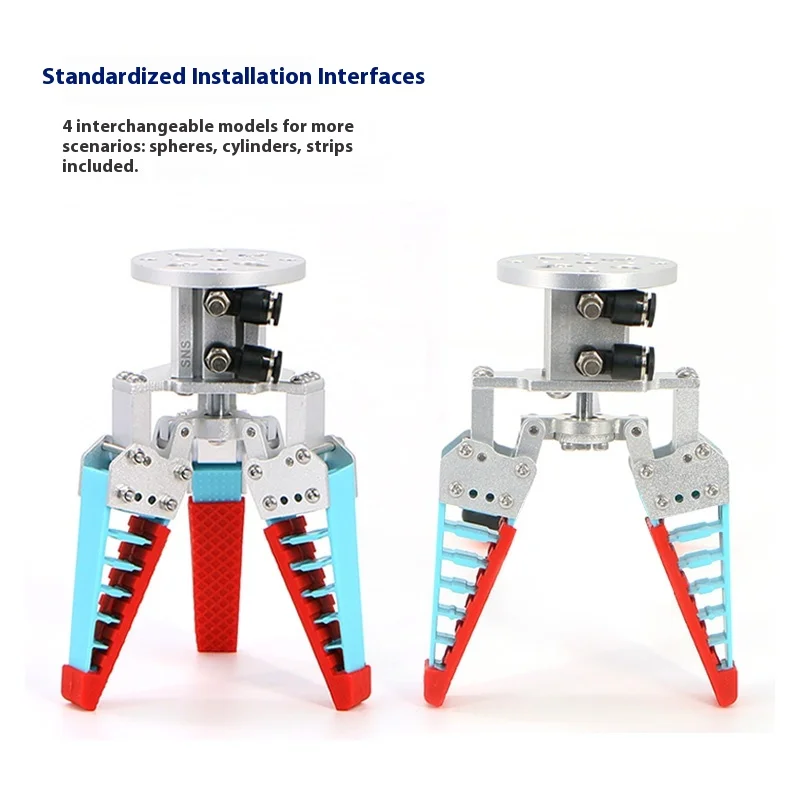 Flexibler mechanischer Greifer, biomimetische flexible Roboterarmfinger, Fruchtsortierhand, weicher pneumatischer elektrischer Servomotor