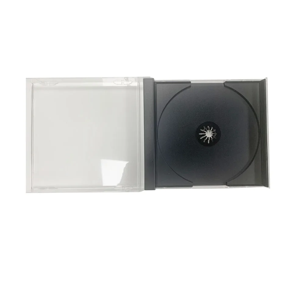 صندوق تعبئة أقراص مضغوطة بلاستيكي عالي الجودة لصندوق ألعاب PS1 صندوق تخزين قرص واحد حافظة عرض واقية