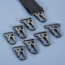 2pcs Metal Webbing Carabiners Buckle Quick Release Sling Spring Snap Hook Clips for Outdoor Camping Hiking Shooting Backpack Bag