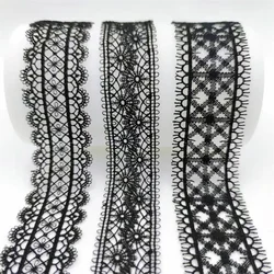 Eco-friendly Thin lace crafts materials Handmade Hollow lace Trim lace ribbon DIY sewing dress decoration accessoriesl