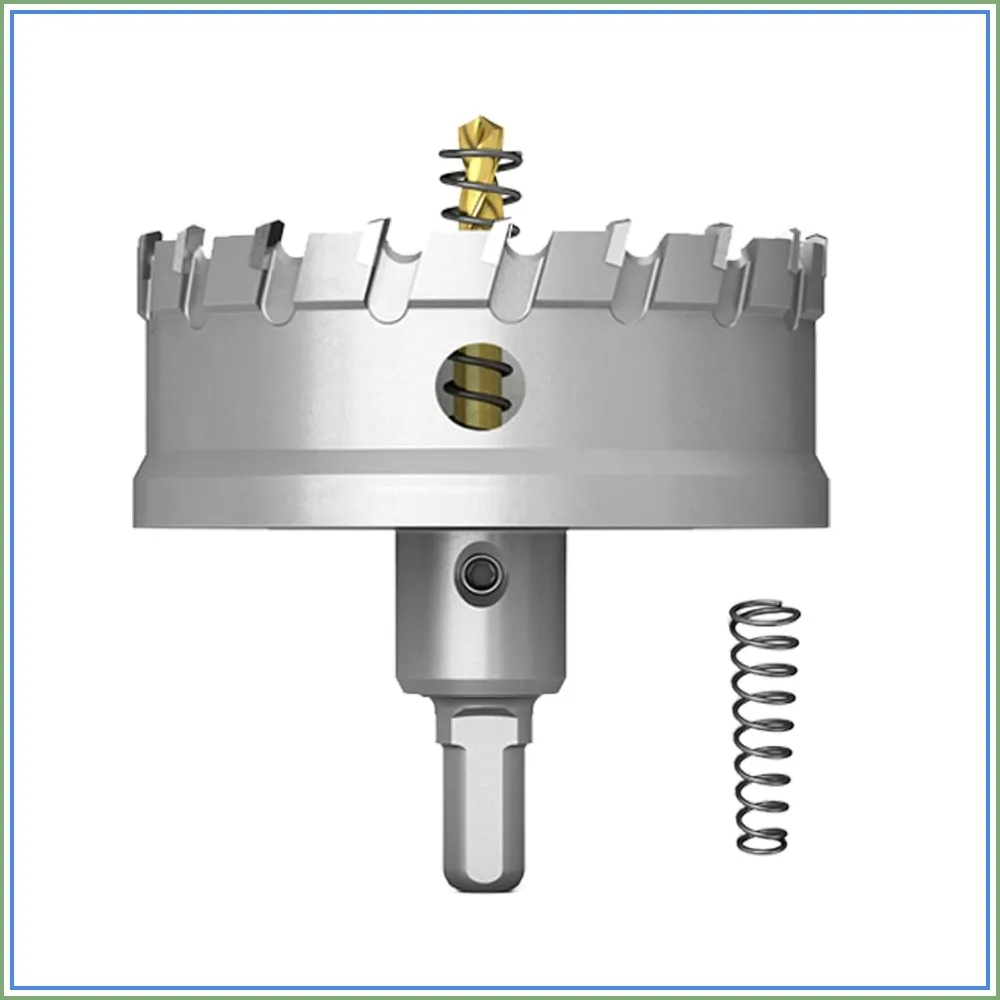 

Upgrade Heavy Duty Carbide Hole Saw, TCT Hole Cutter for Stainless Steel, Iron, Copper (85mm|3-11/32")