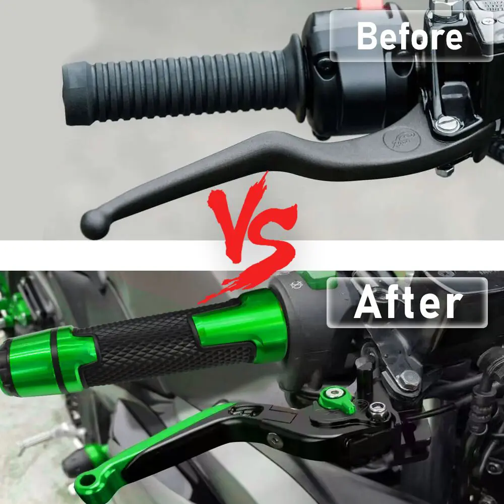 For Kawasaki Z750 Z 750 (not Z750S model) 2004 2005 2006 Motorcycle Adjustable Handle Brake Clutch Levers & Handlebar grips ends