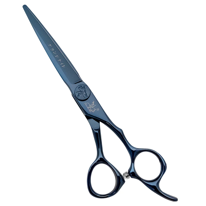 Prosee High Quality 6.0 Inch Hitachi 440C Steel Blue Coating Titanium Barber Salon Scissors Hair Cut Hairdressing Hair Scissors