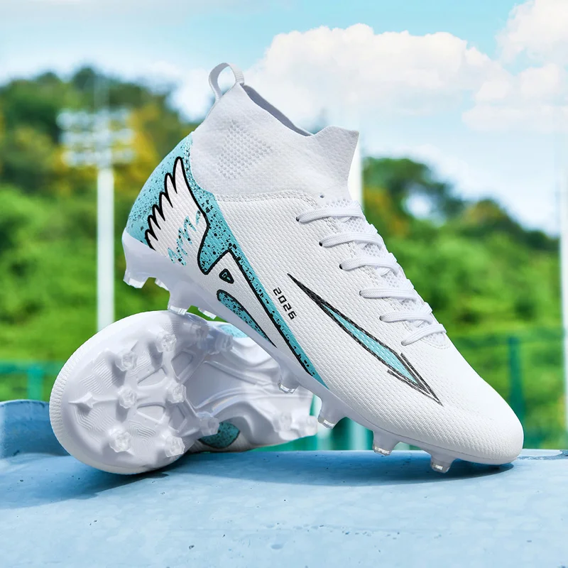 

Футбольные бутсы для мужчин и женщин, дышащие, для тренировок, для игры на траве, удобные, сверхлегкие, износостойкие.