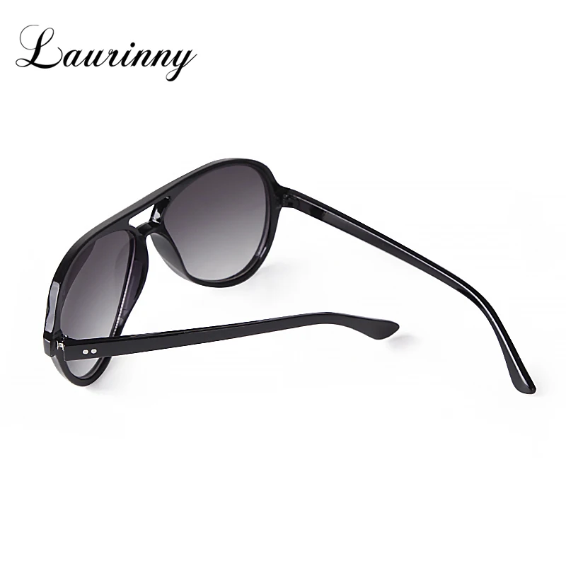 Trendy Gradient Blue Lens Oversized Pilot Sunglasses Women Brand Design Vintage Tortoise Shell Aviation Men Shades Sun Glasses
