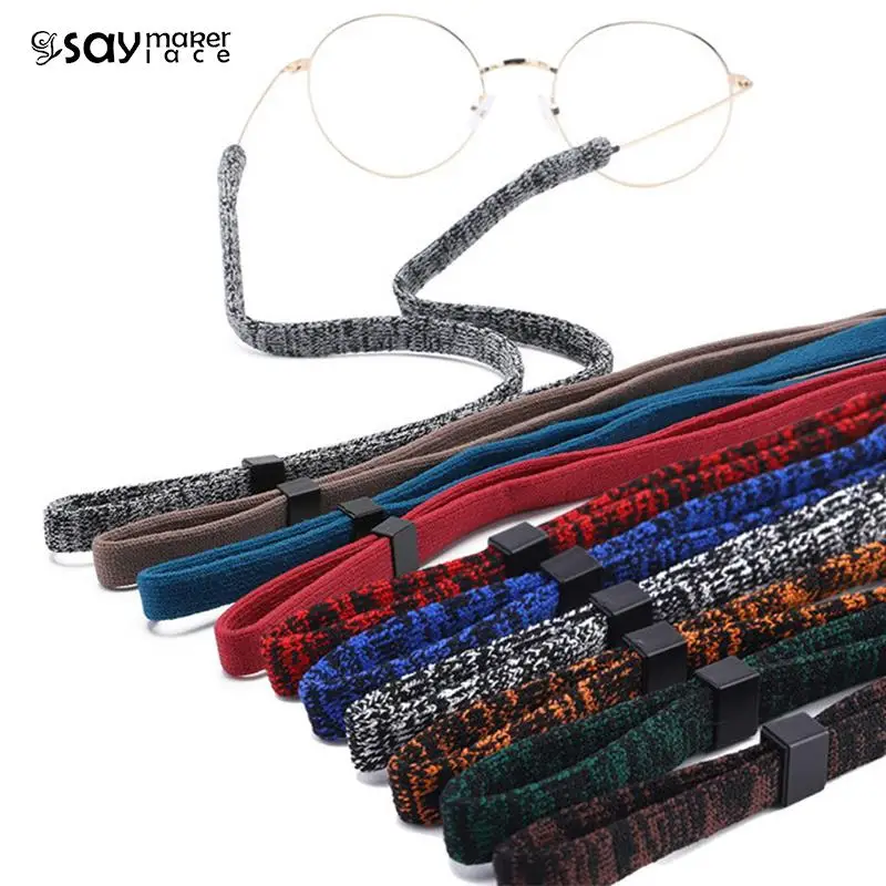 Unisex Outdoors Non-Slip Sunglasses Rope Sports Glasses Cord Women Men Eyeglasses Eyewear Cord Elastic Polyester Neck Strap